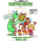 Blue and Green Monster