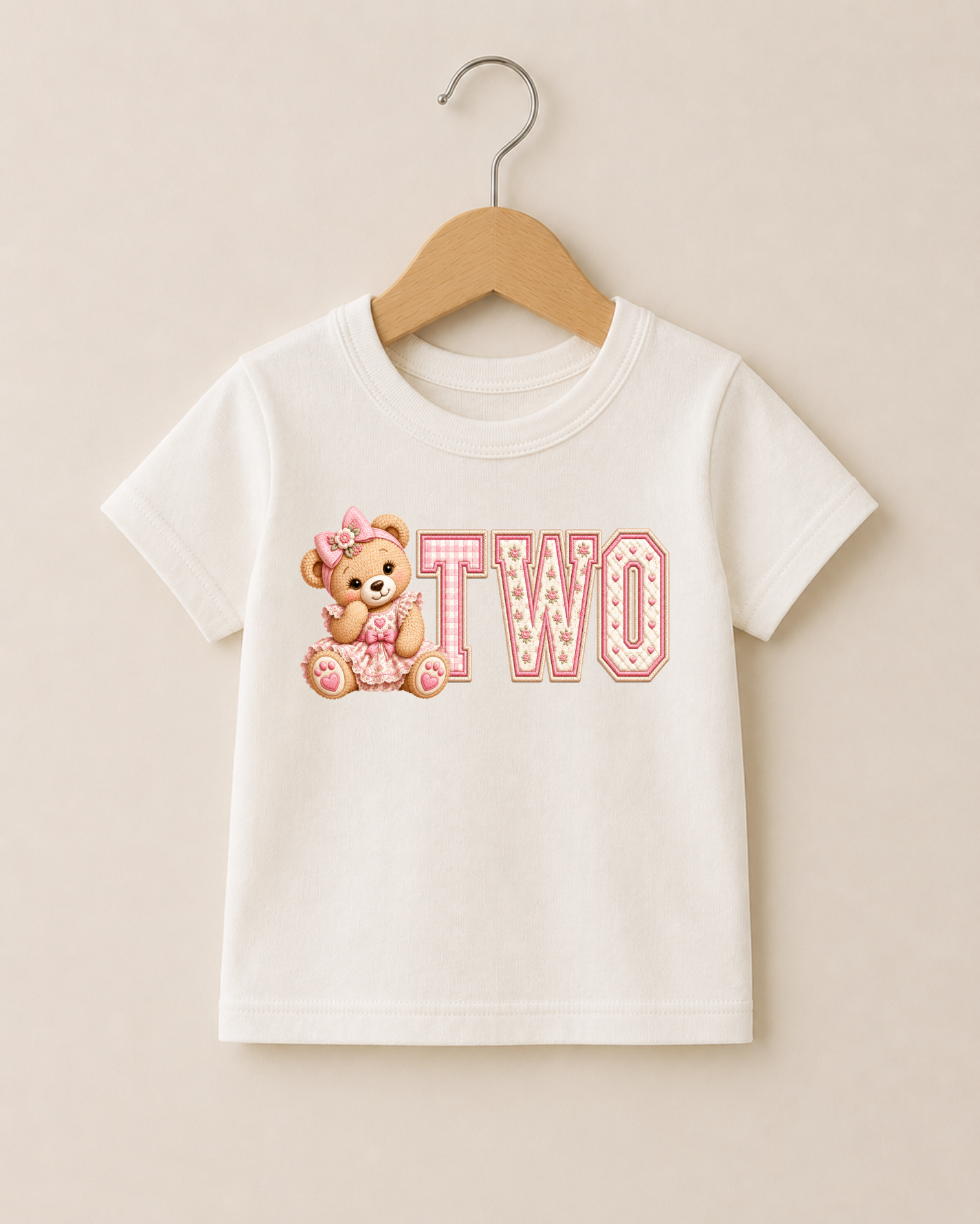 Number Teddy Girl DTF