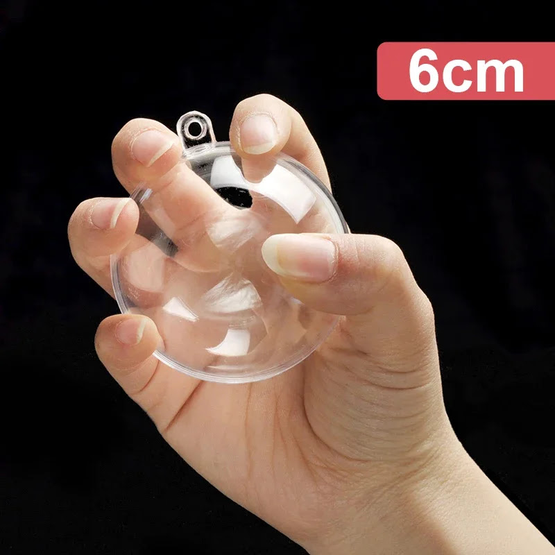 Clear Fillable Baubles