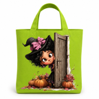 Whimsical Peeking Halloween DTF