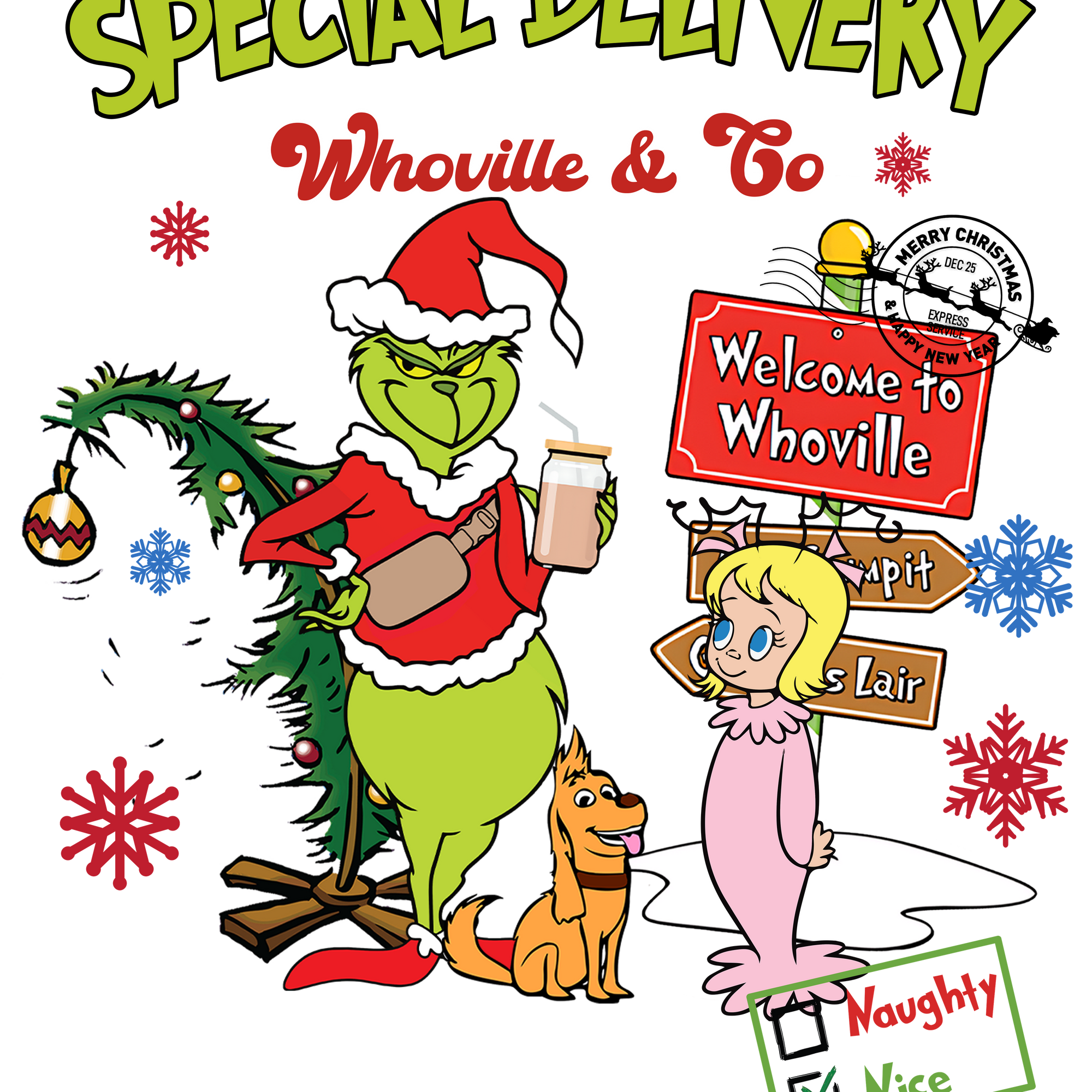 Blue and Green Monster