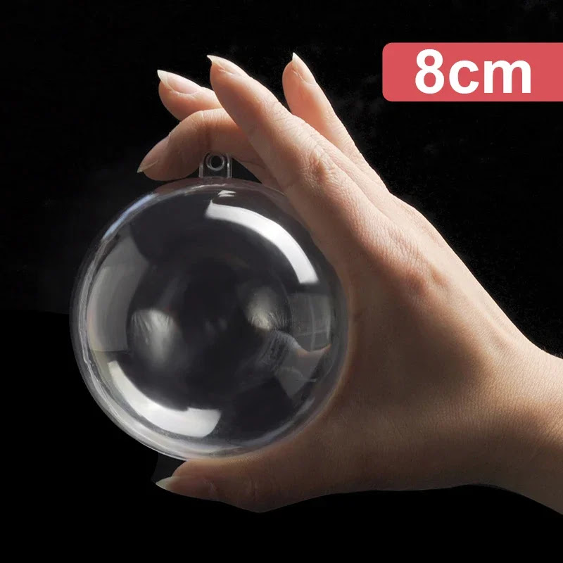 Clear Fillable Baubles