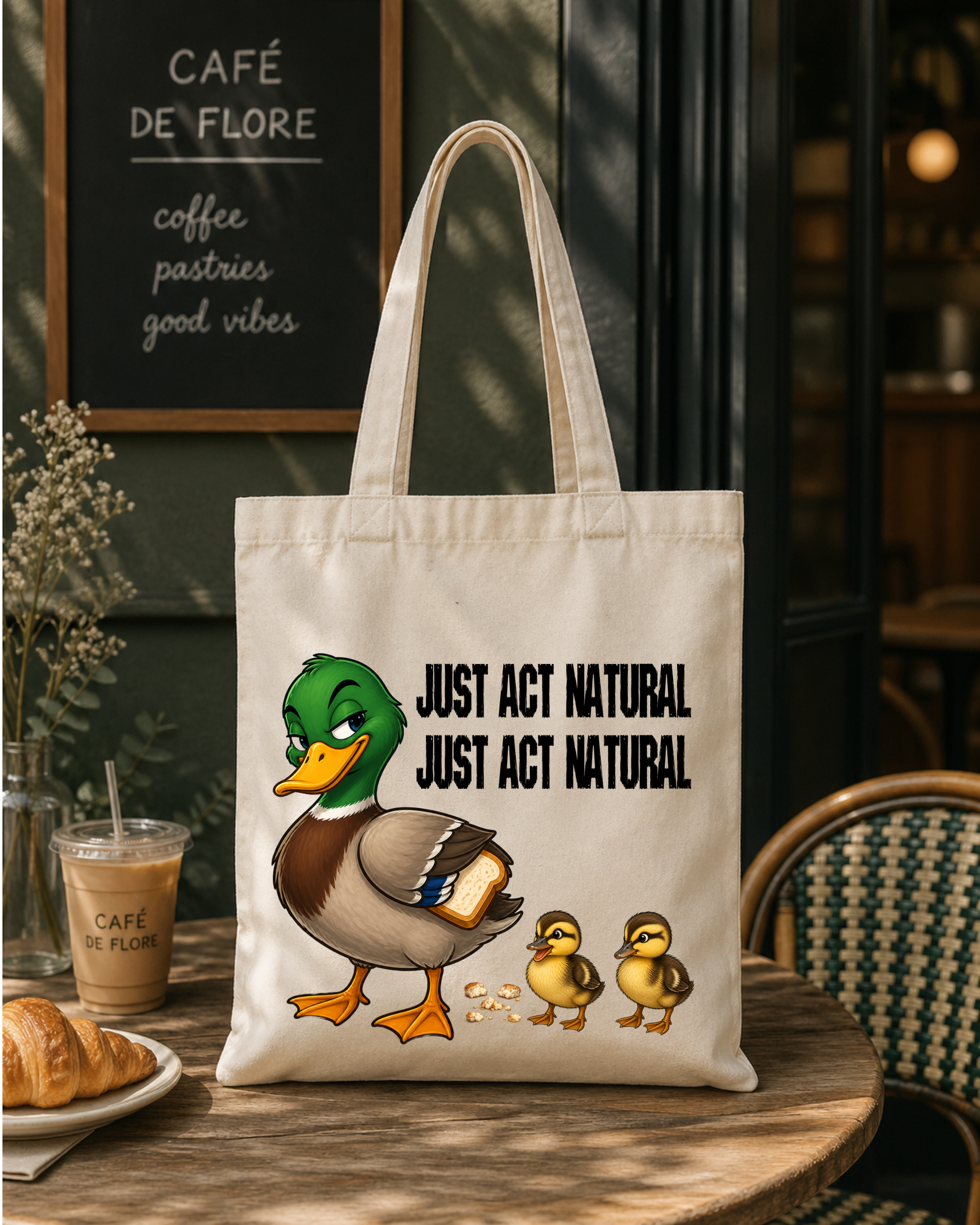 Funny Duck Bread DTF