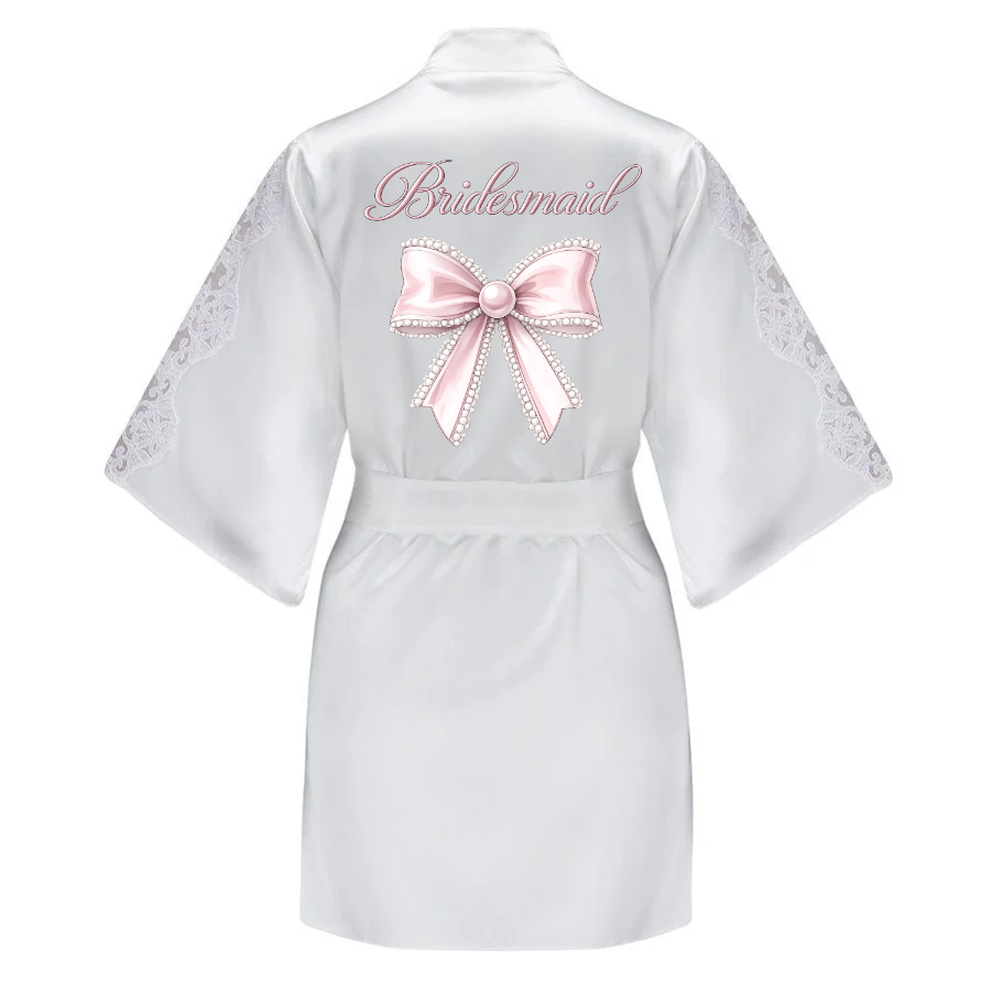Simple Bow Wedding DTF