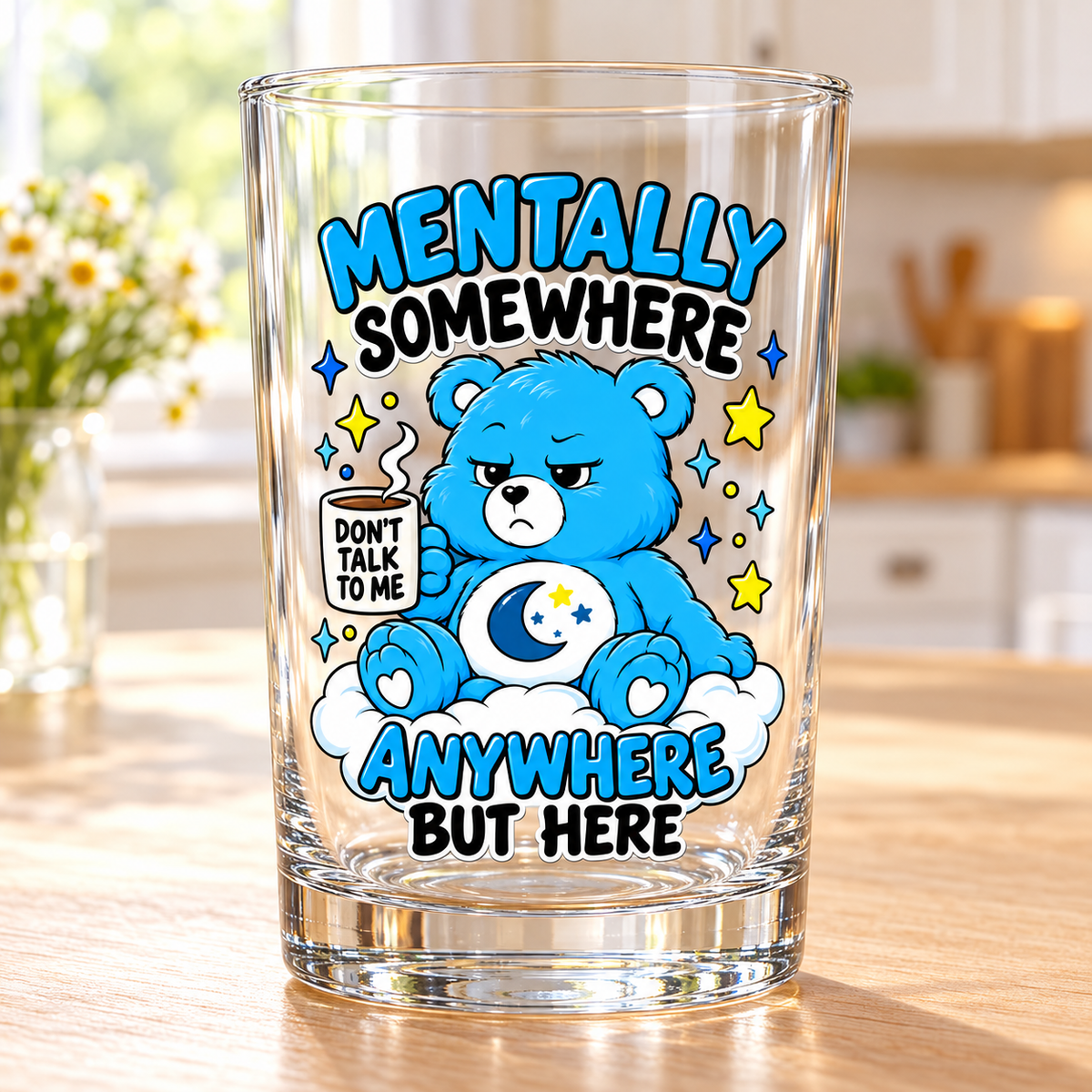 Sassy Bears UV-DTF - Mentally Somewhere