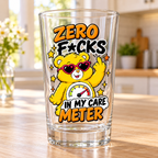 Sassy Bears UV-DTF - Zero F*cks Care Meter