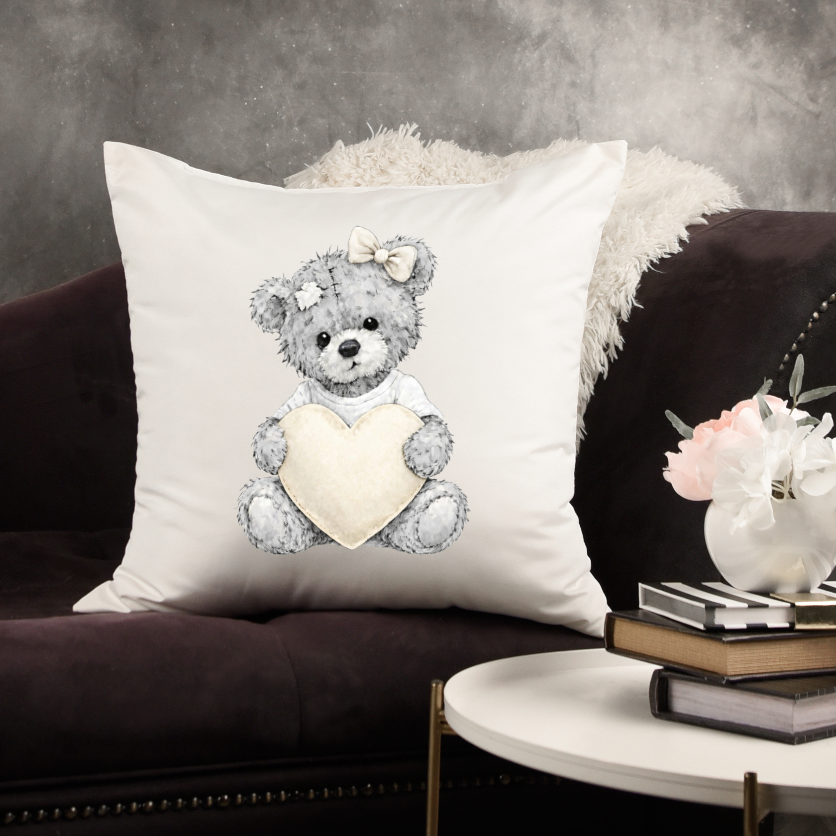 Grey Teddy Collection DTF