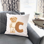 Beige Bear A-Z  DTF