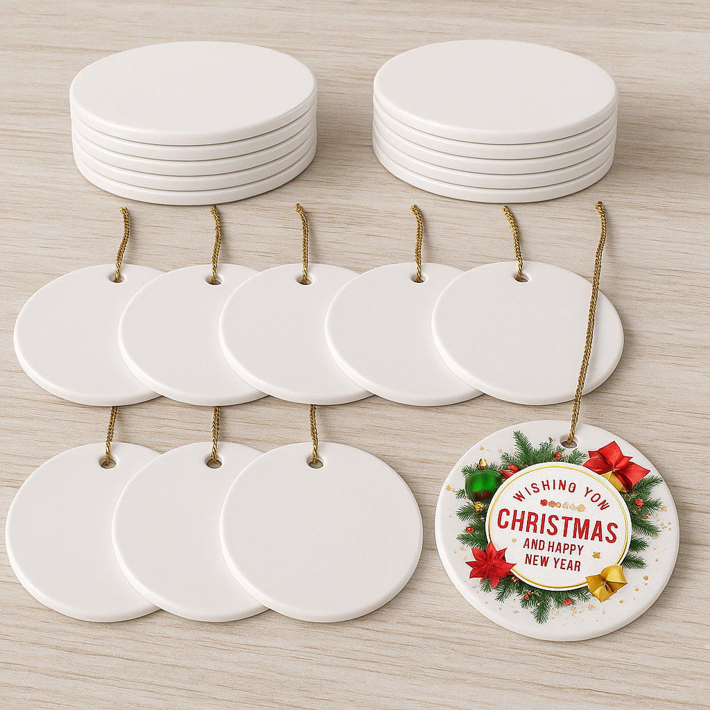 Ceramic Round Hanging Decorations