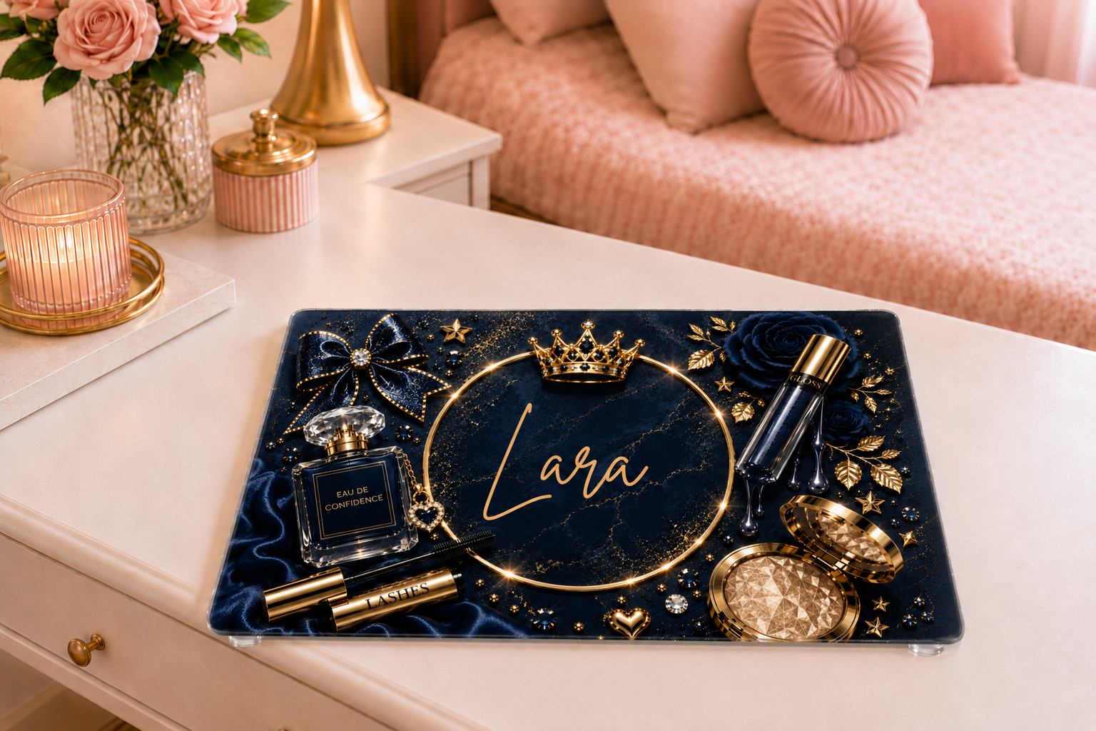 GLAM MAKEUP CHOPPING BOARD DESIGN -Sublimation sheet