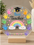 Teacher, Childcare Appreciation UVDTF Transfer – 12cm Circle