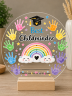 Teacher, Childcare Appreciation UVDTF Transfer – 12cm Circle