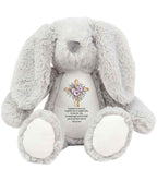 Christening Floral Cross DTF Transfers (7cm x 5cm)