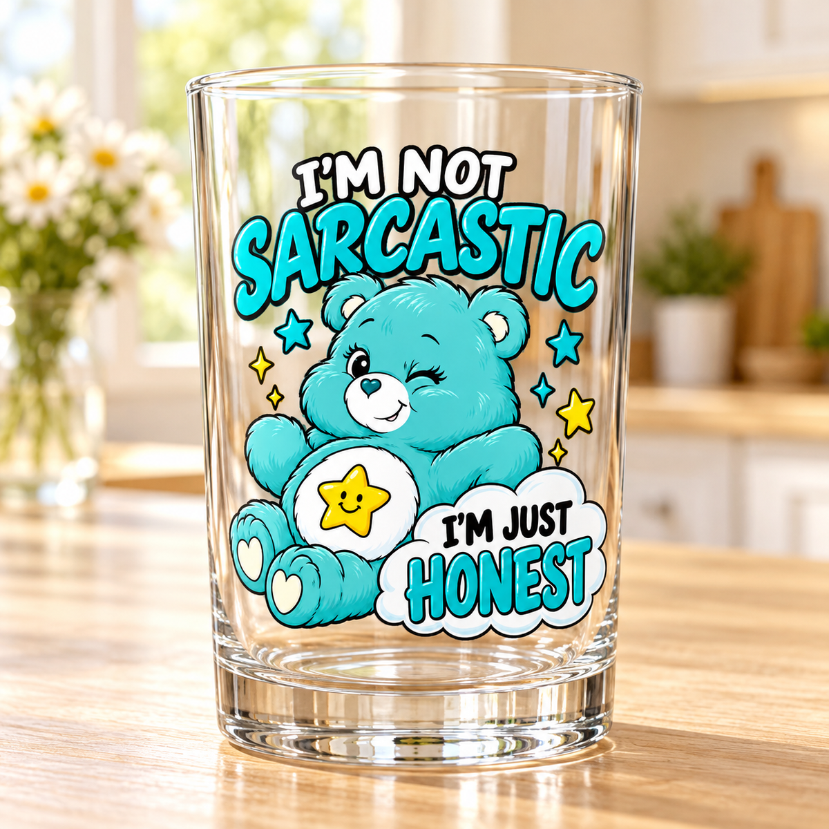 Sassy Bears UV-DTF - I'm Not Sarcastic