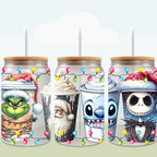 Christmas Coffee Cup and Characters