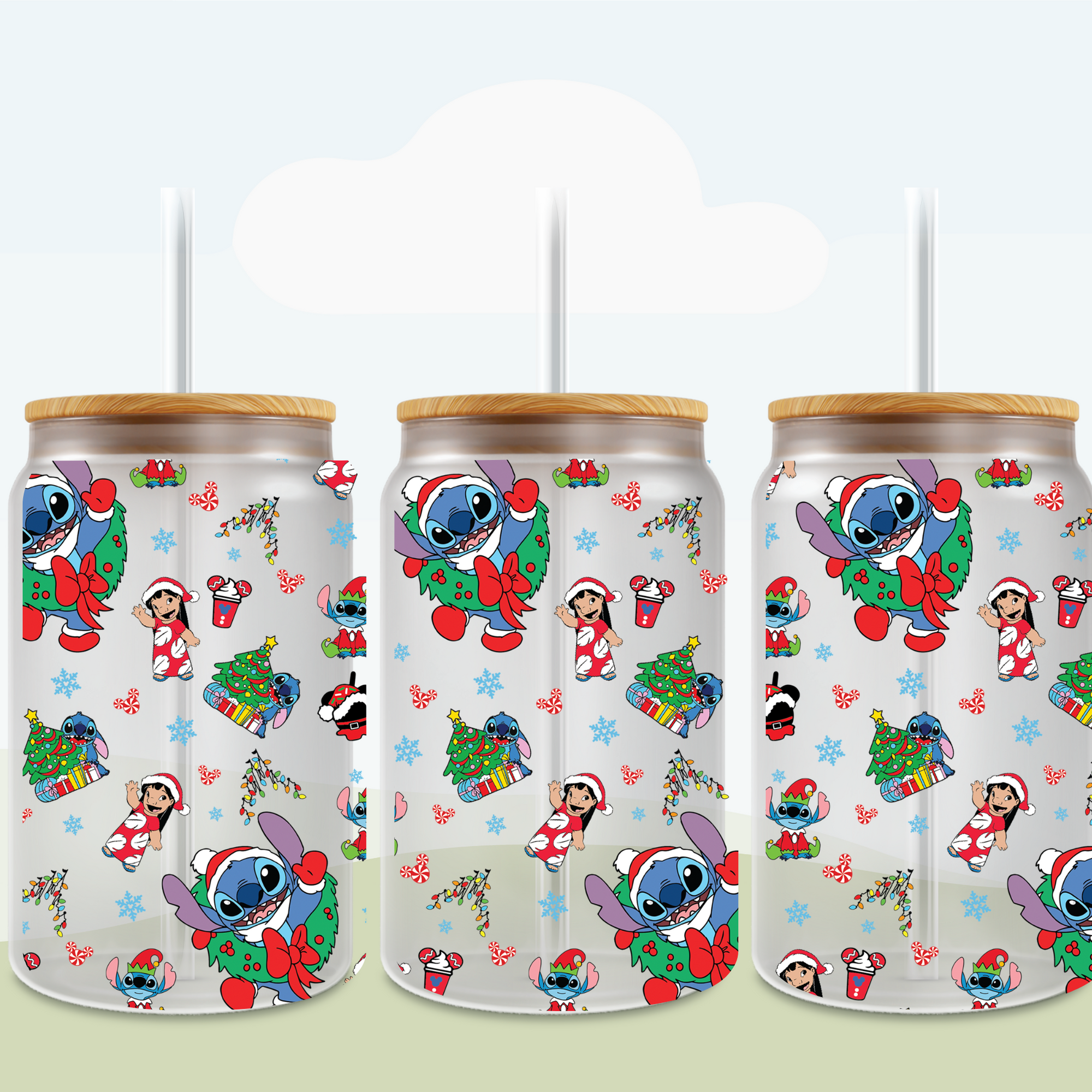 Christmas Blue Monster