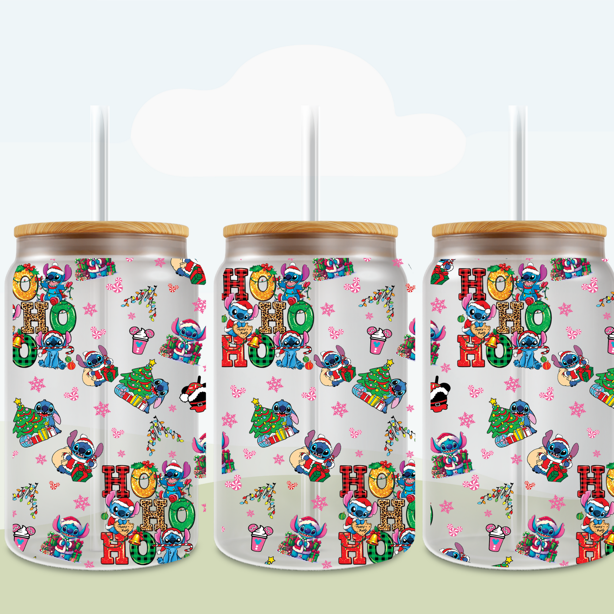 Christmas Blue Monster