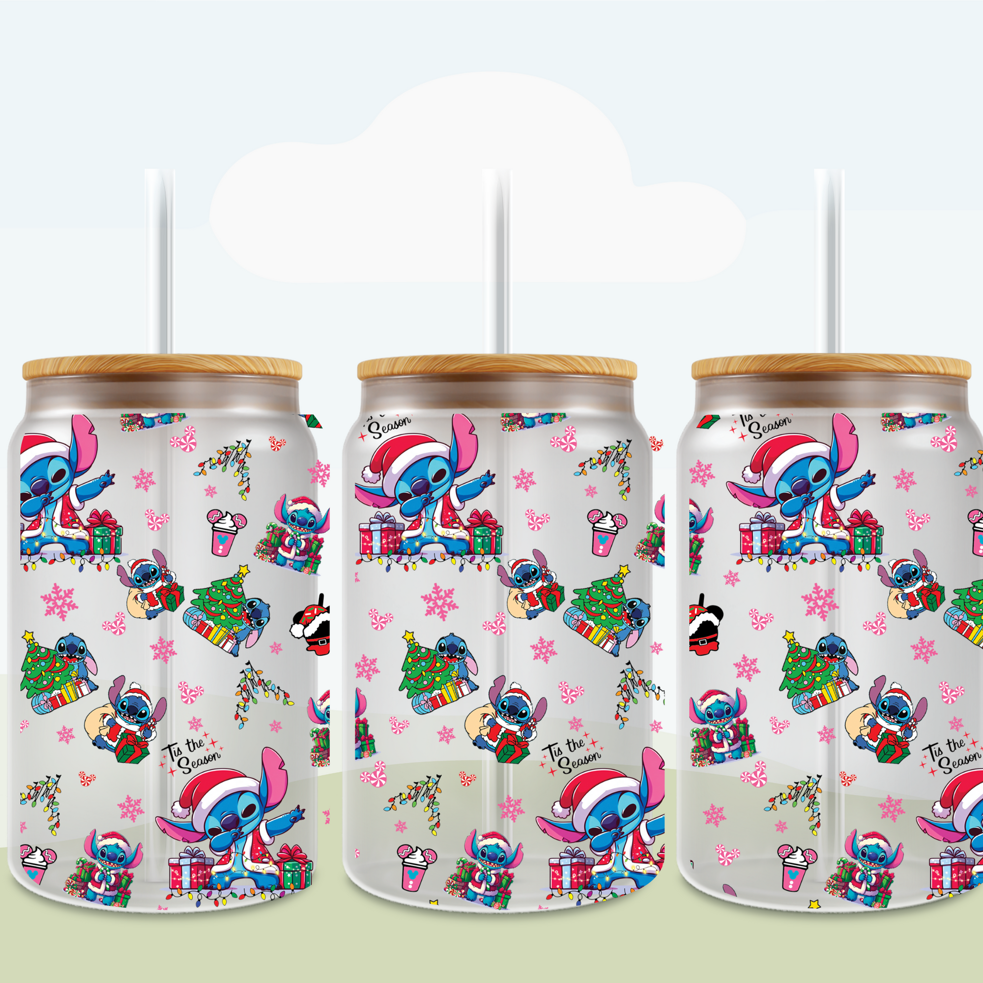 Christmas Blue Monster