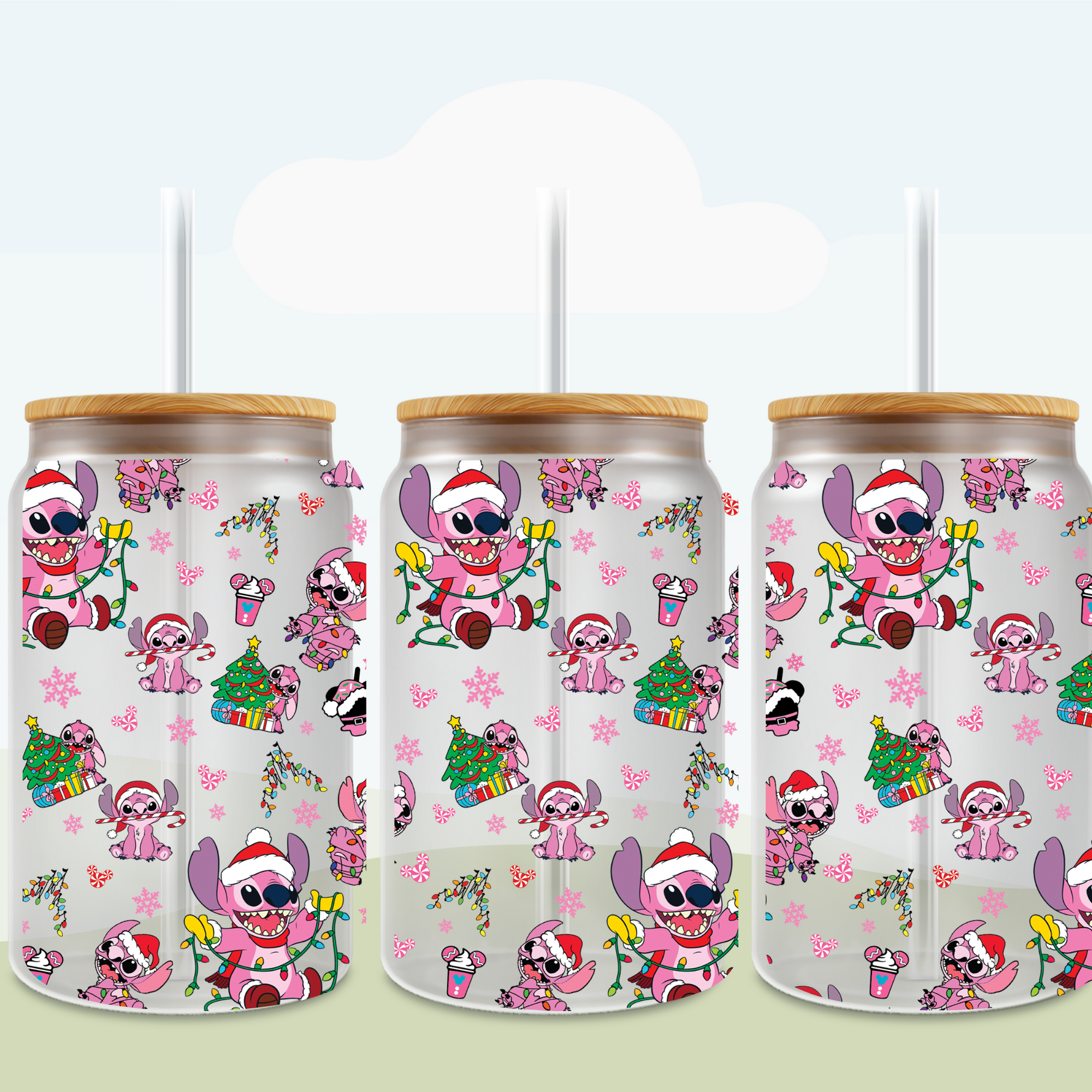 Christmas Blue Monster