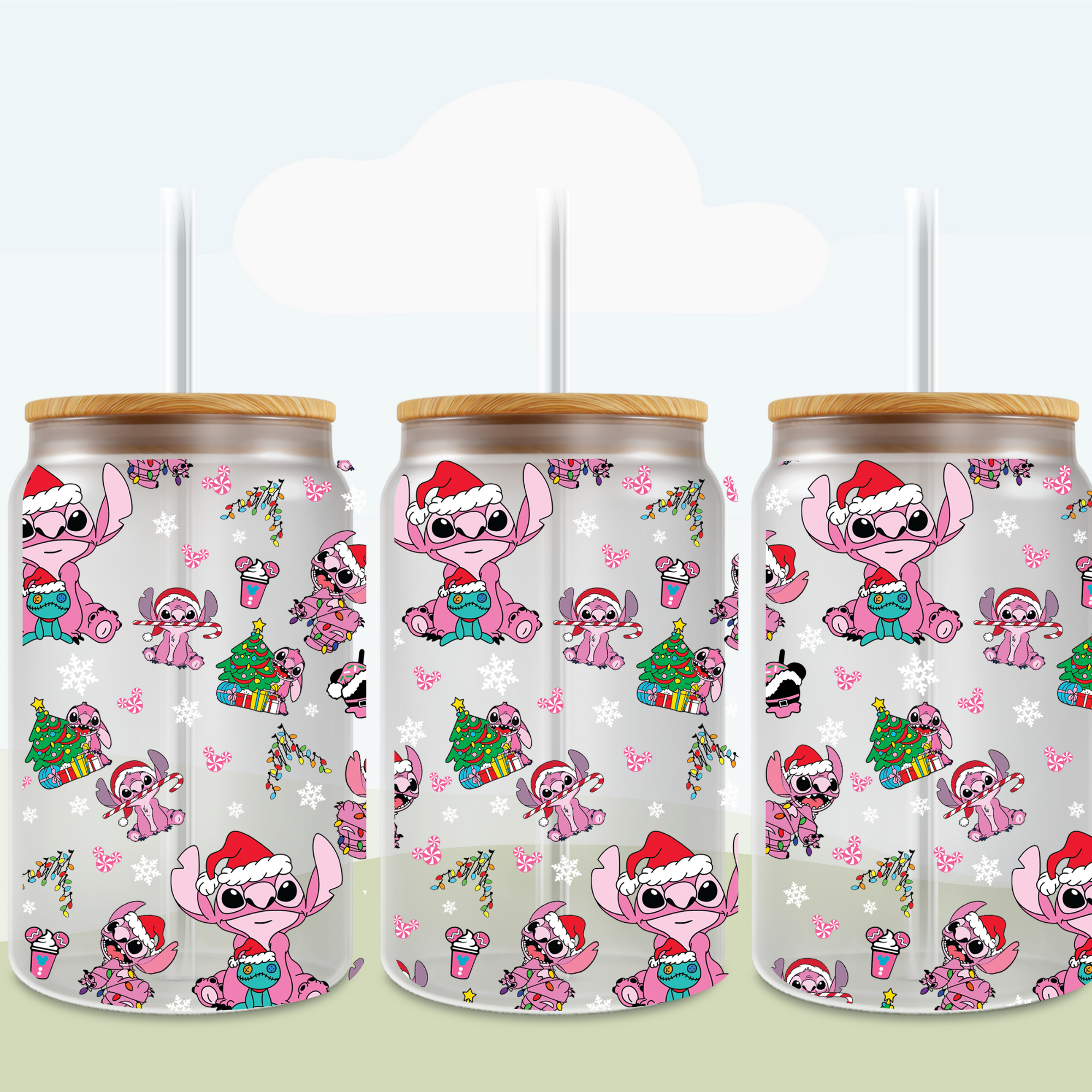 Christmas Blue Monster