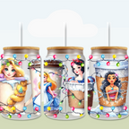 Christmas Coffee Cup and Characters