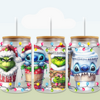 Christmas Coffee Cup and Characters