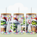 Christmas Coffee Cup and Characters