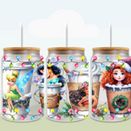 Christmas Coffee Cup and Characters