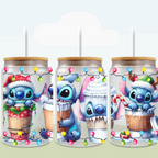 Christmas Coffee Cup and Characters