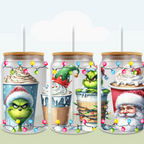 Christmas Coffee Cup and Characters
