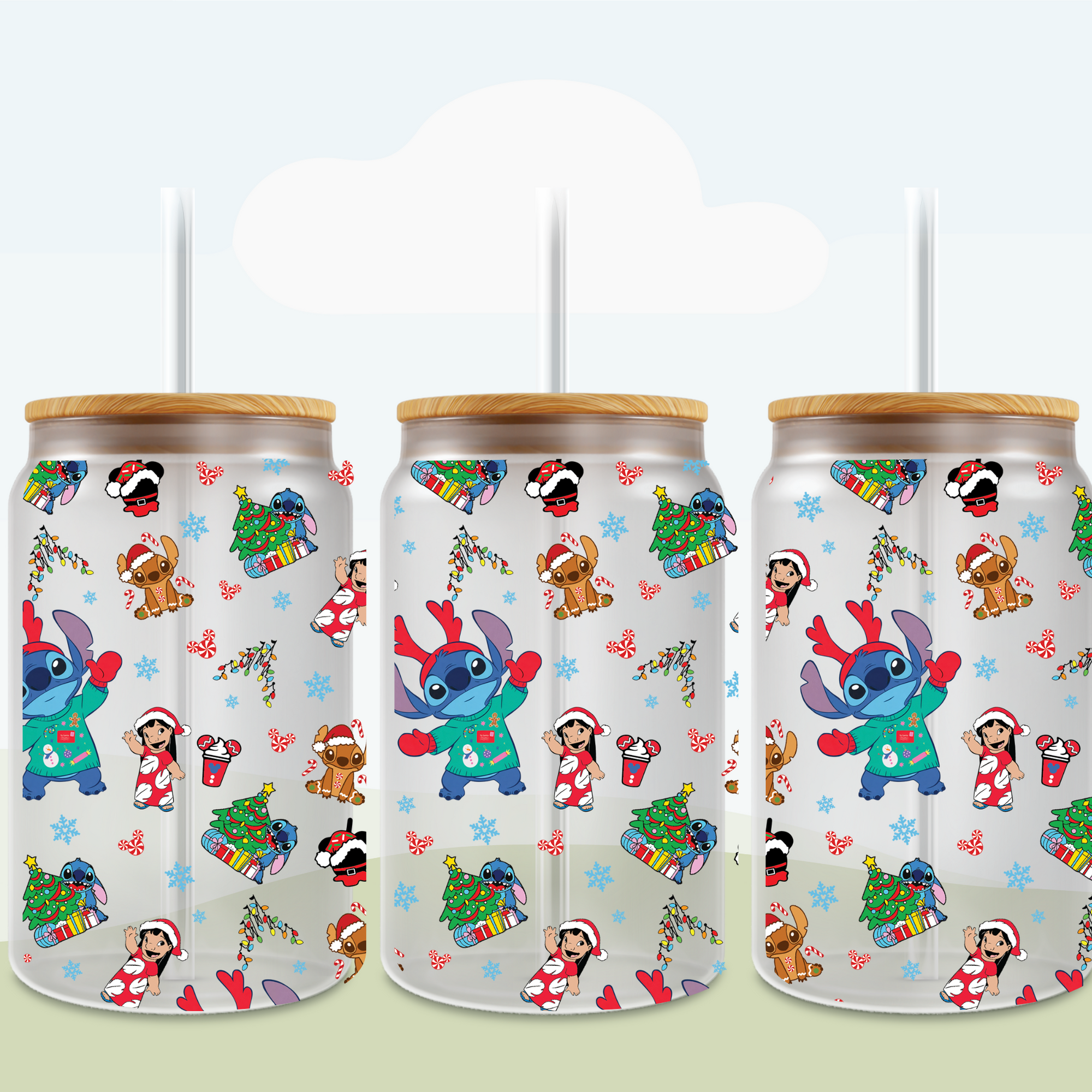 Christmas Blue Monster