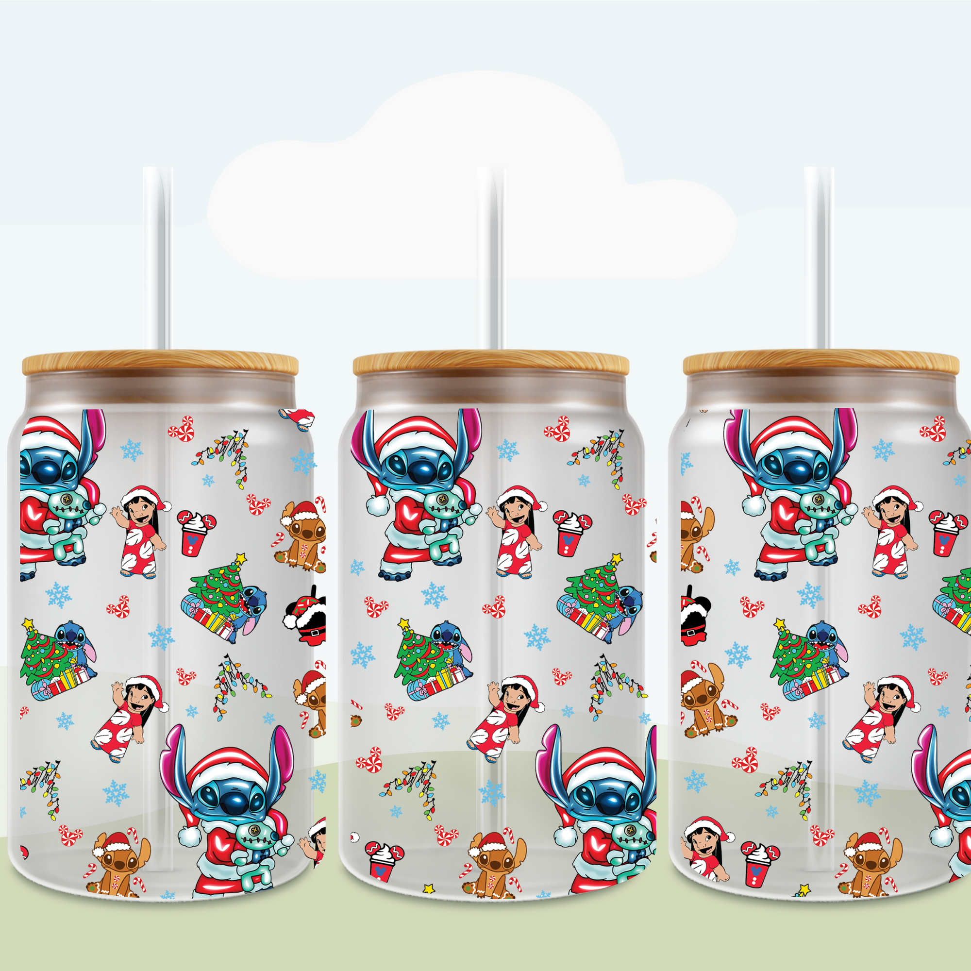 Christmas Blue Monster