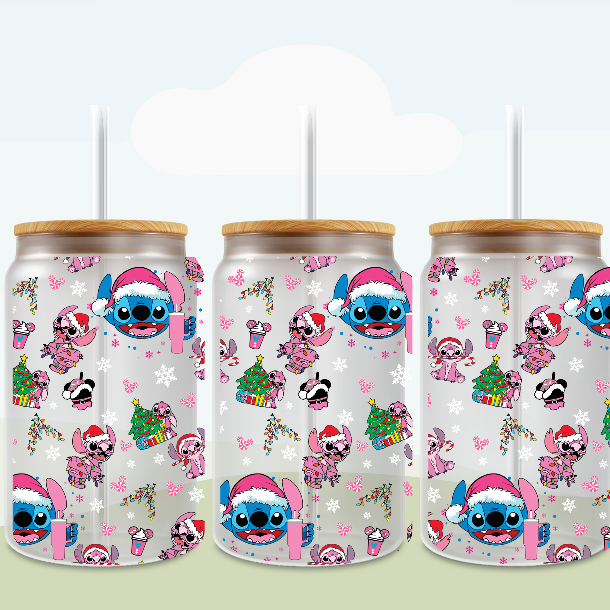 Christmas Blue Monster