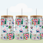 Christmas Blue Monster