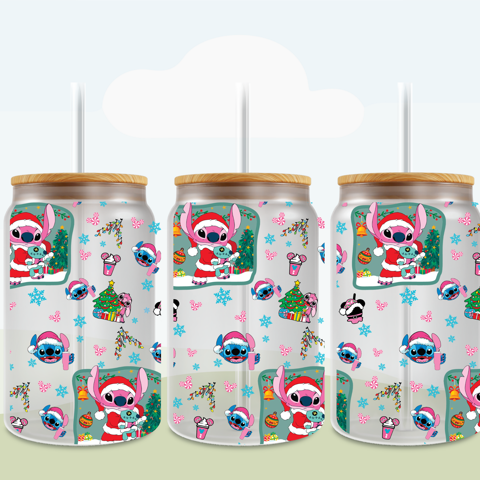 Christmas Blue Monster