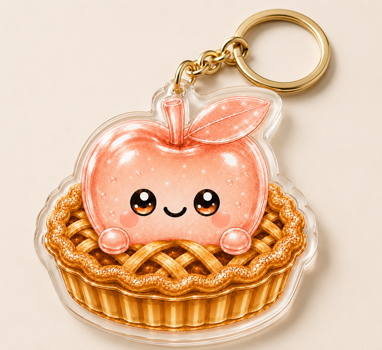 Cute Apple Pie Decal Design – Non-Personalised