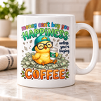 Moody Farmyard mug - Money Can't Buy Happiness (Cash Chick)