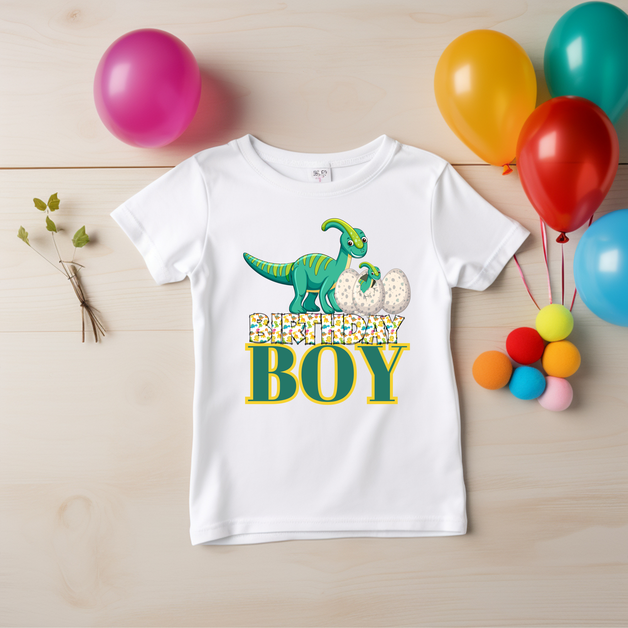 Birthday Dino DTF