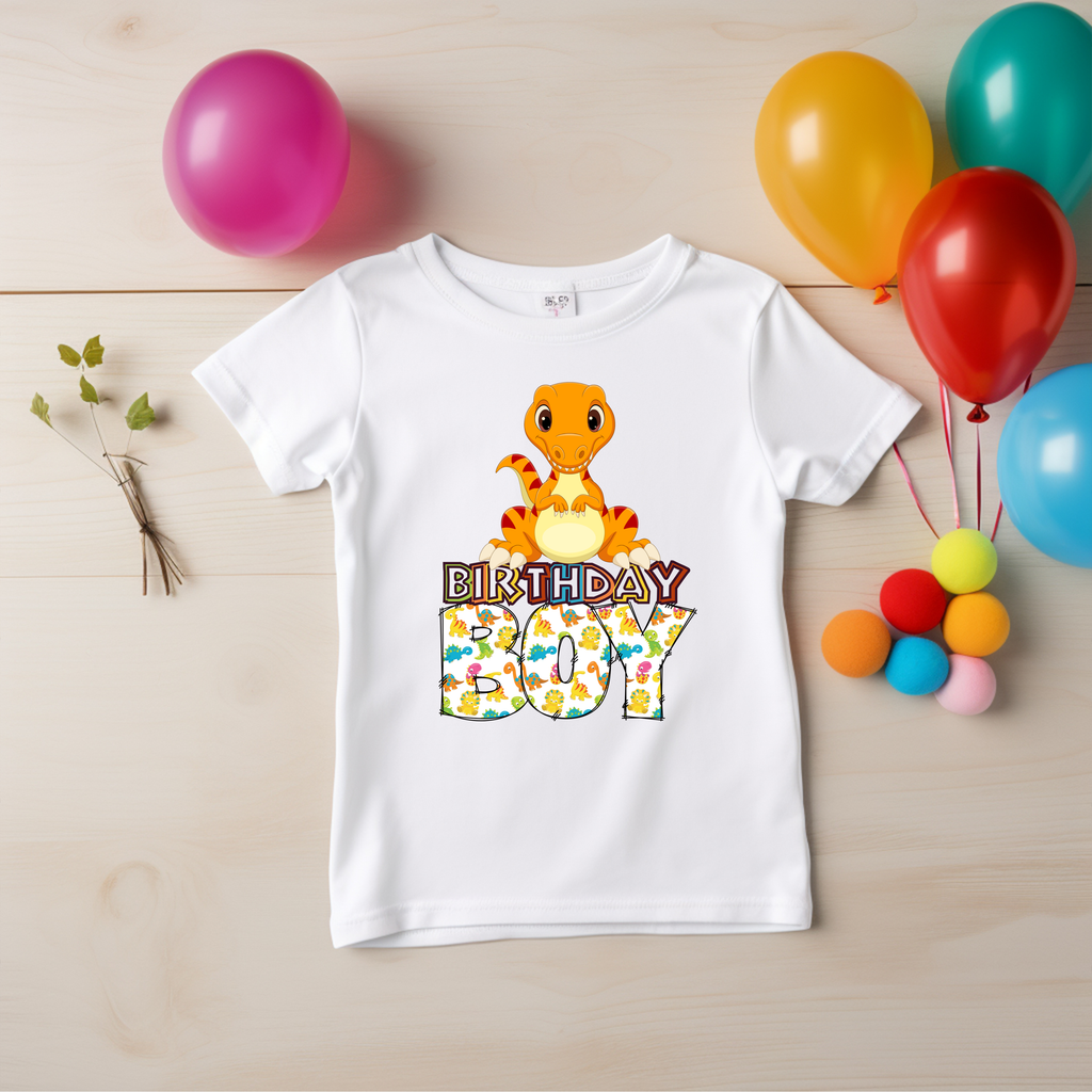 Birthday Dino DTF