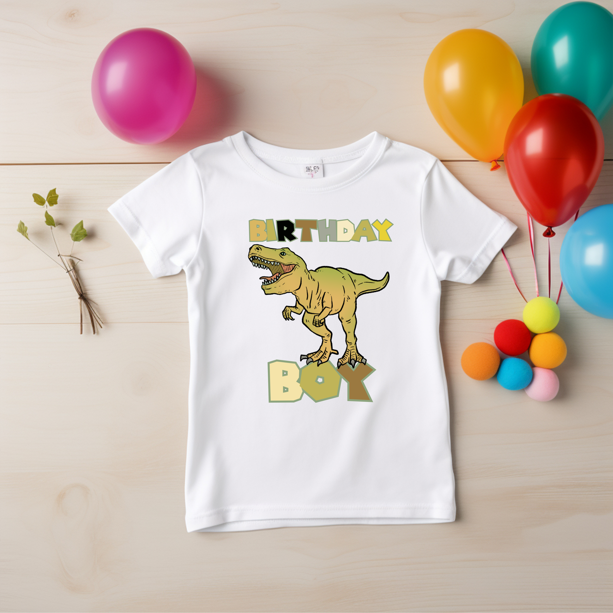 Birthday Dino DTF