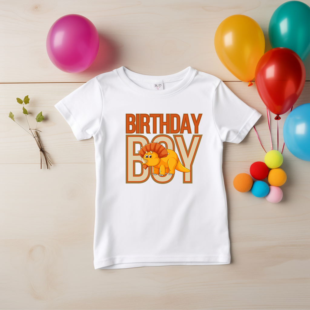 Birthday Dino DTF