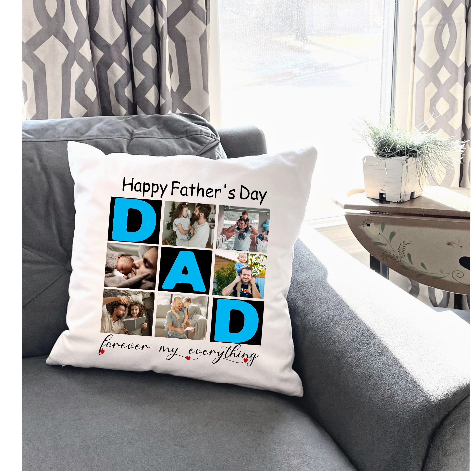 Cushion Photo Father's Day DTF