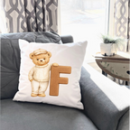 Beige Bear A-Z  DTF