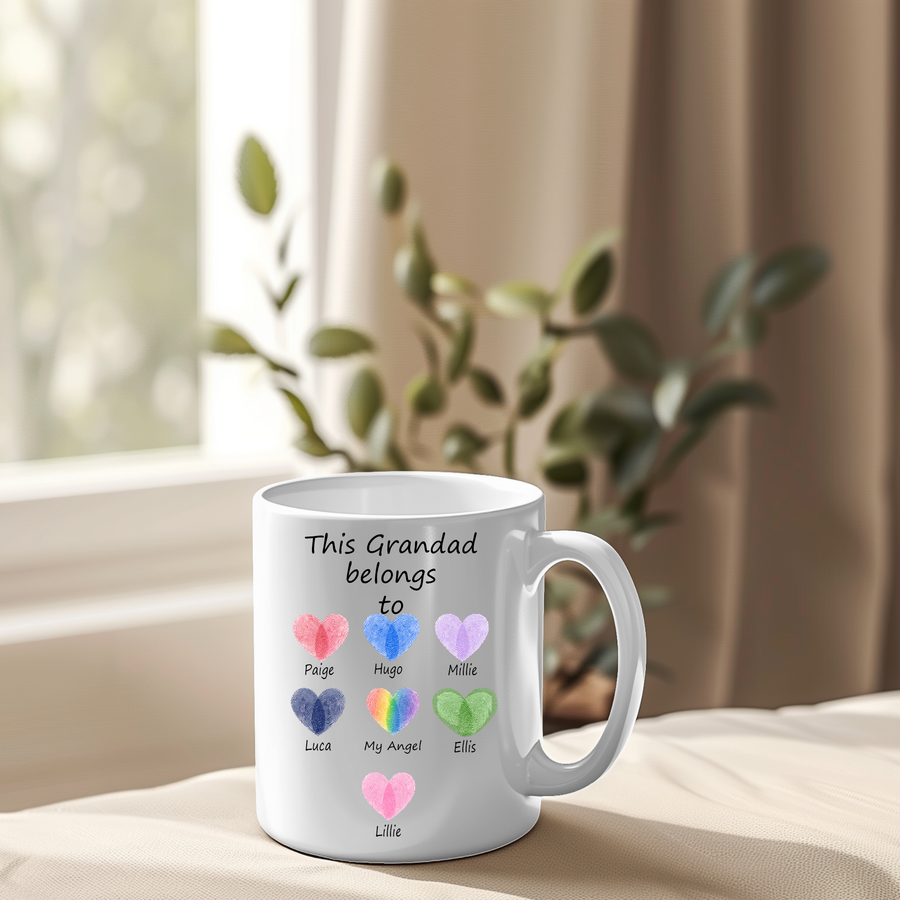 Personalised Fingerprint Heart Design – UV DTF Transfer