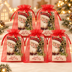 Santa's Magic Key Sets – Key, Card & Organza Bag (Pack of 5)