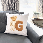 Beige Bear A-Z  DTF