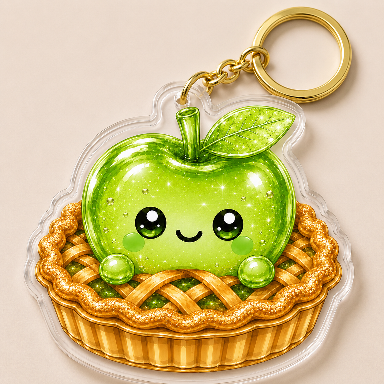Cute Apple Pie Decal Design – Non-Personalised