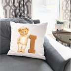 Beige Bear A-Z  DTF