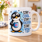 Sassy Animals mug - Stay Cool (Penguin)