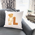 Beige Bear A-Z  DTF